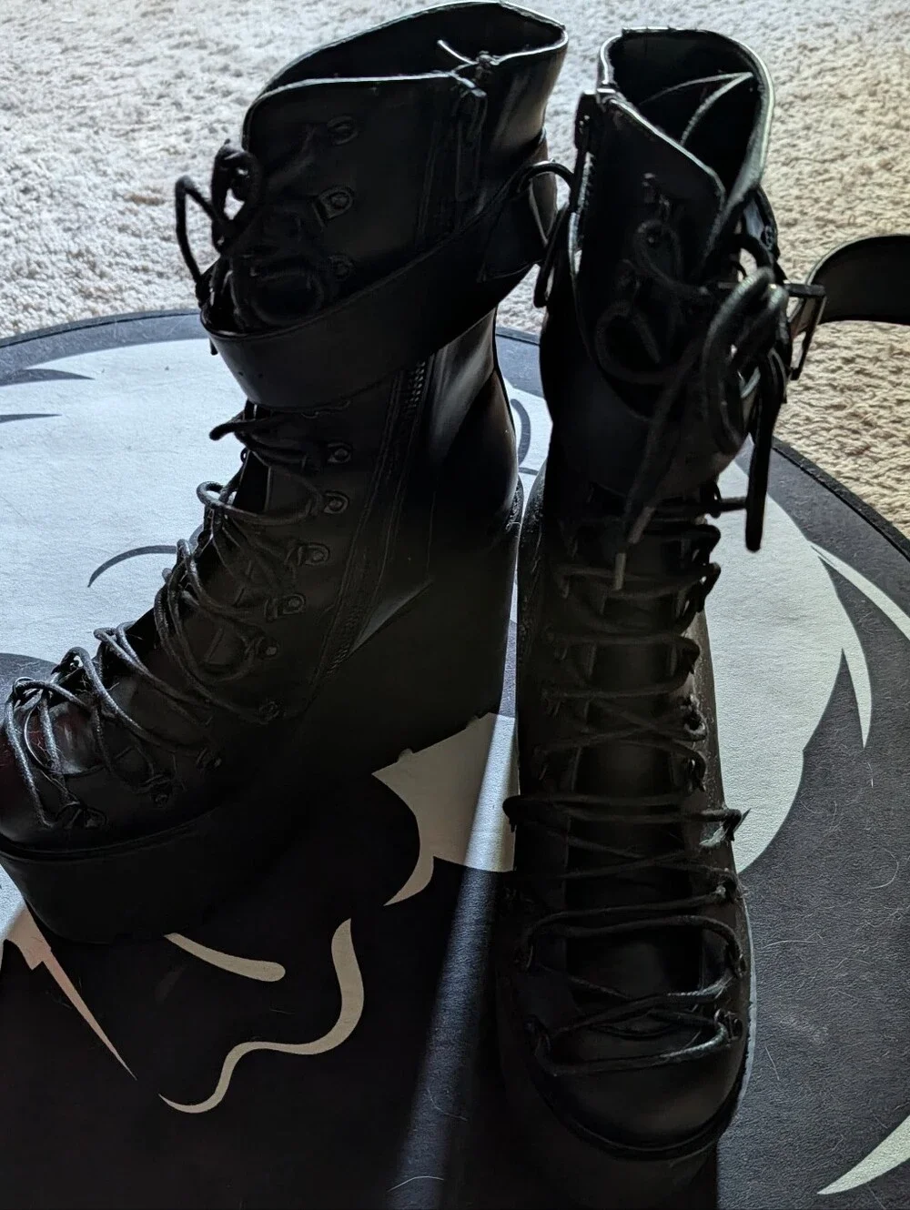 Lace Up Platform Boots